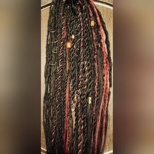 40pc synthetic single end locs